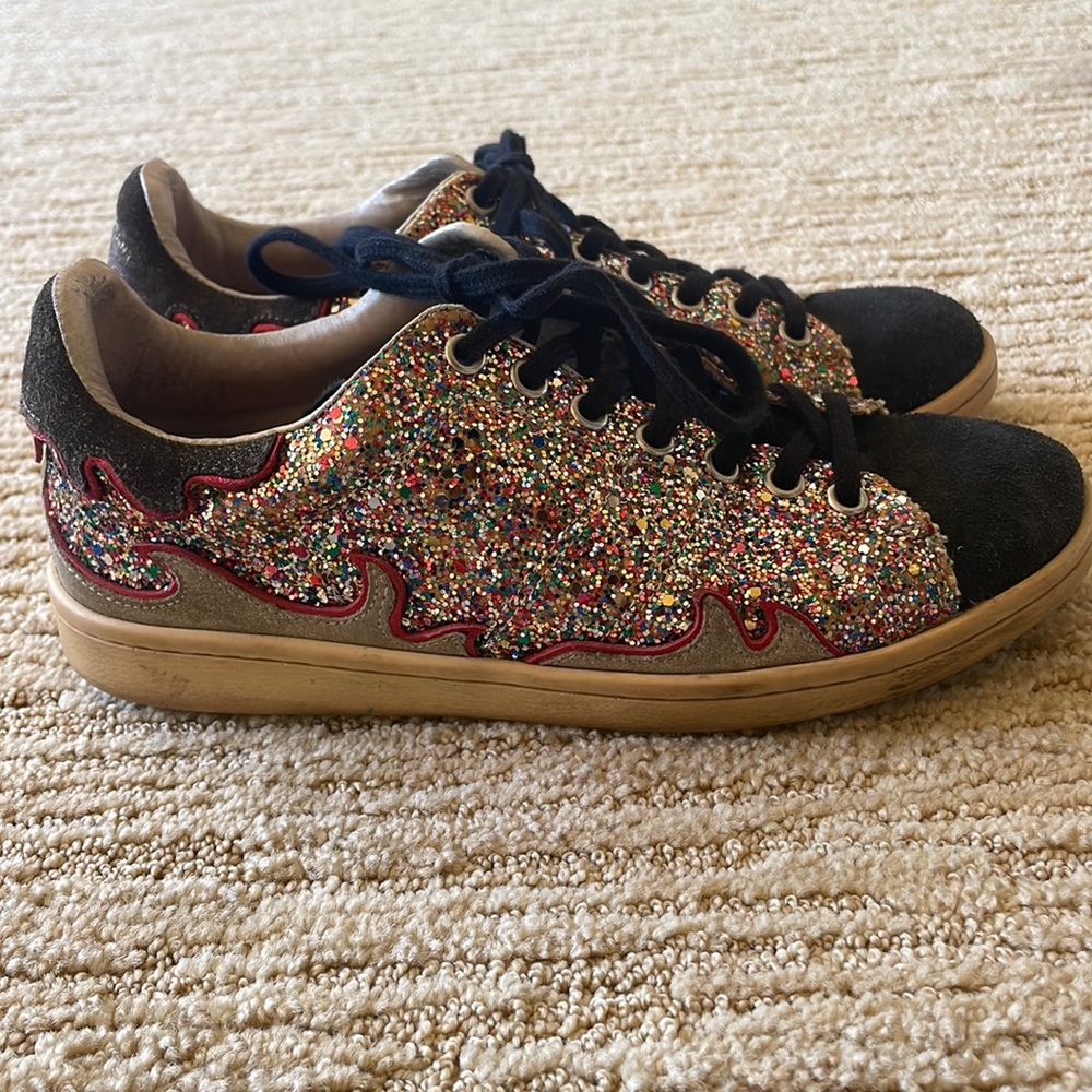 Isabel Marant glitter sneakers size 37